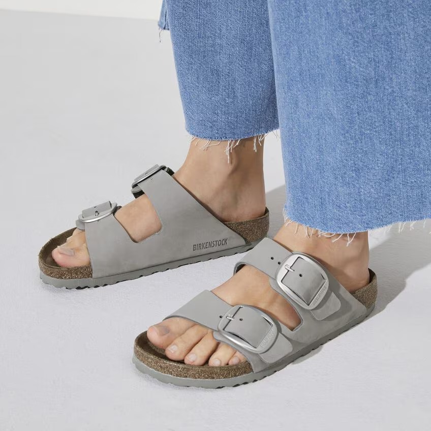Сандалии Birkenstock Arizona Big Buckle, серый — фото 2