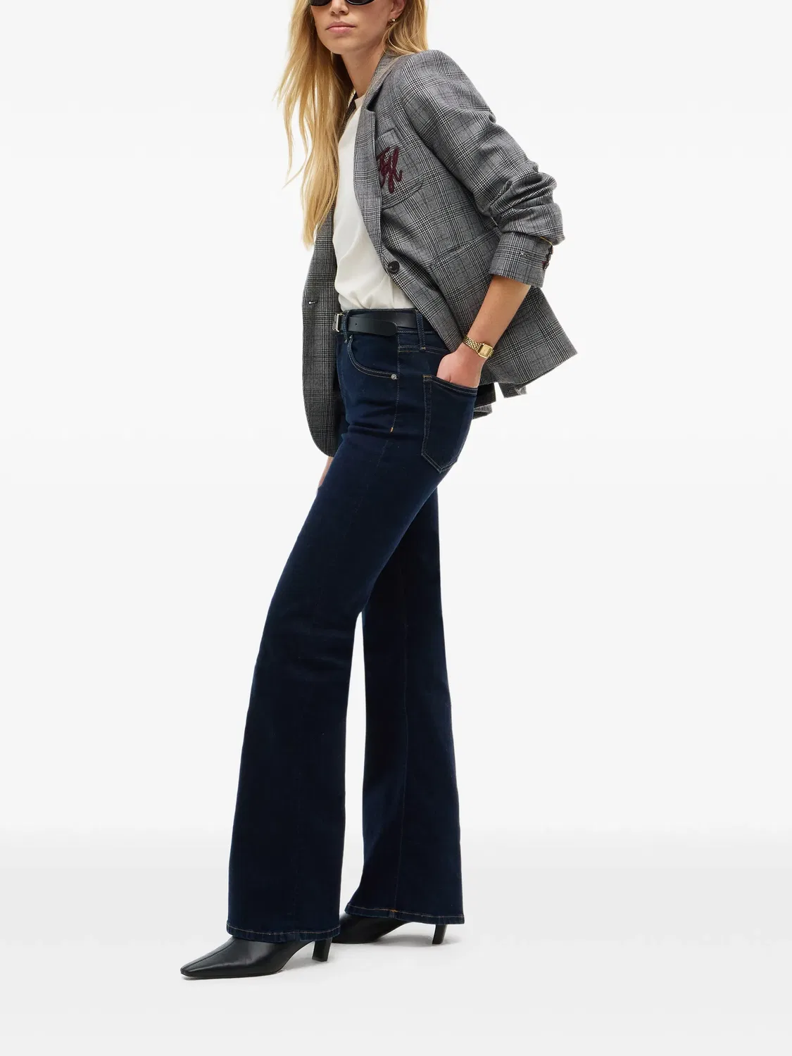 Расклешенные джинсы с завышенной талией Tommy Hilfiger, синий — фото 2