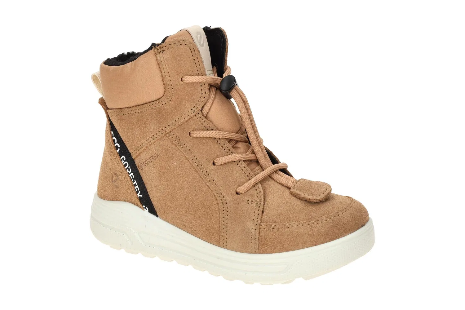 Детские зимние ботинки на шнуровке URBAN - SNOWBOARDER Kids GTX Ecco, Braun