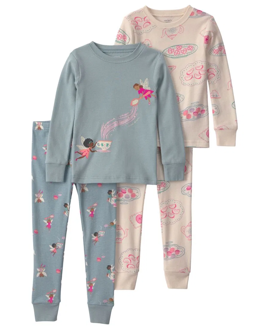 Комплект пижам Fairy Long-Sleeve Carter's, Blue/Cream