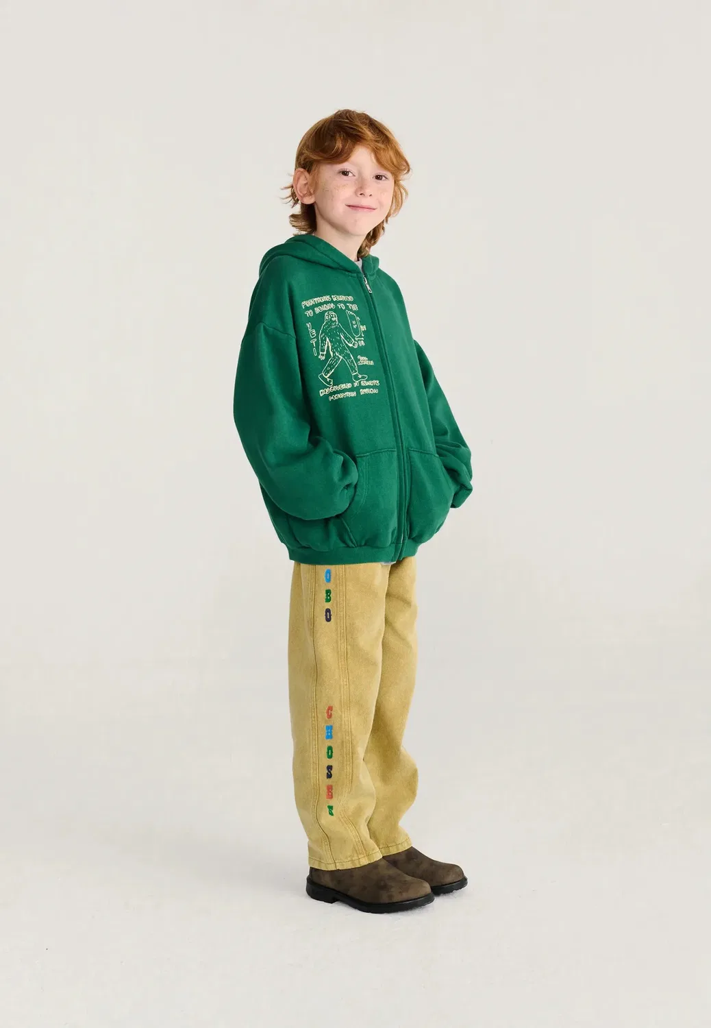 Толстовка унисекс Mr. footish Bobo Choses, Evergreen — фото 3