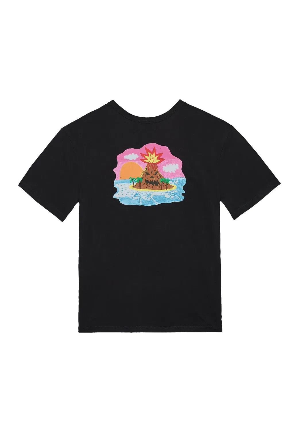 Tee fa ozzy 1 - футболка с принтом Volcom, Black — фото 2