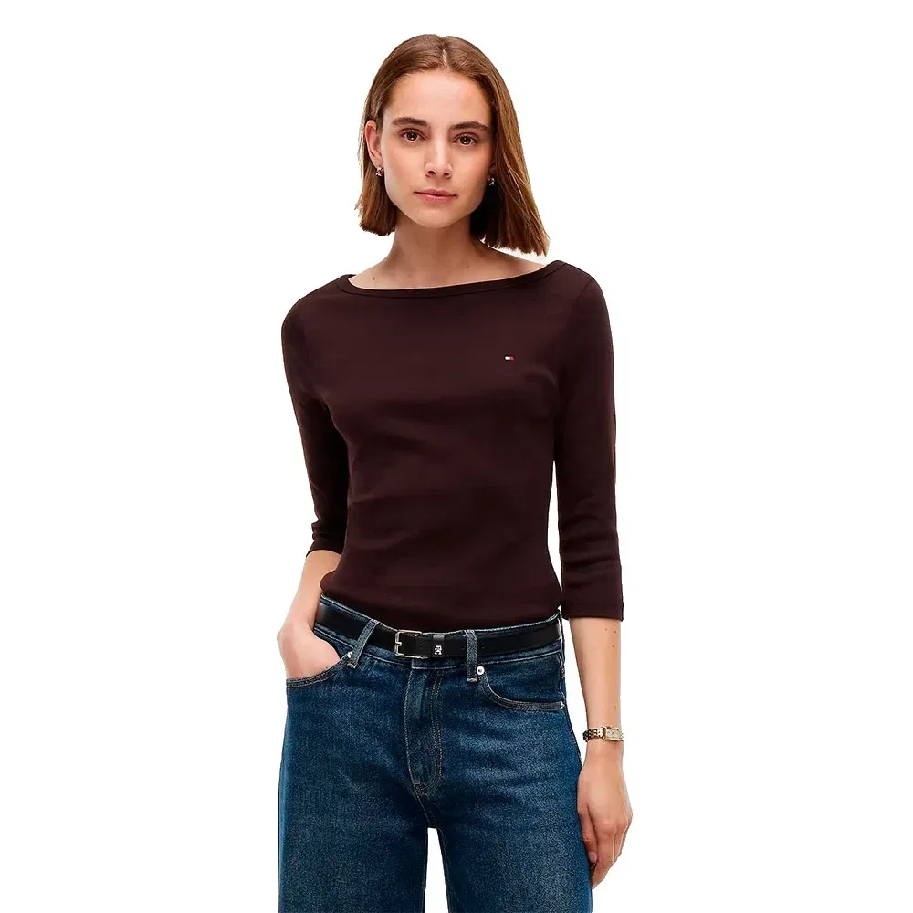 Женская футболка с длинным рукавом Tommy hilfiger, Brown