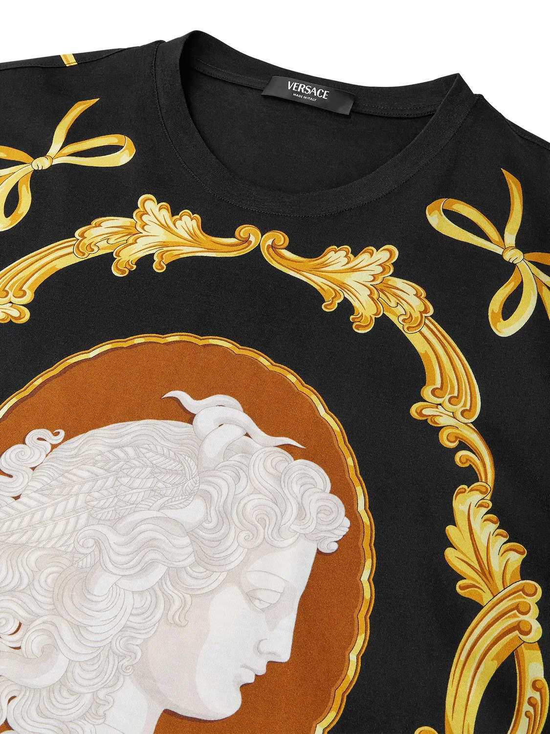 Футболка Medusa Cameo Versace, черный — фото 4