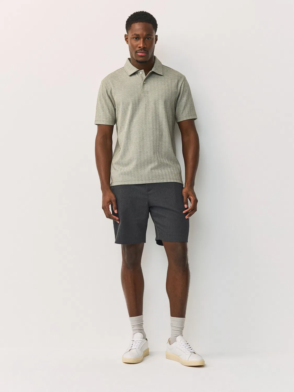 Шорты прямые Regular Fit 2 Pack Next, угольно-серый — фото 2