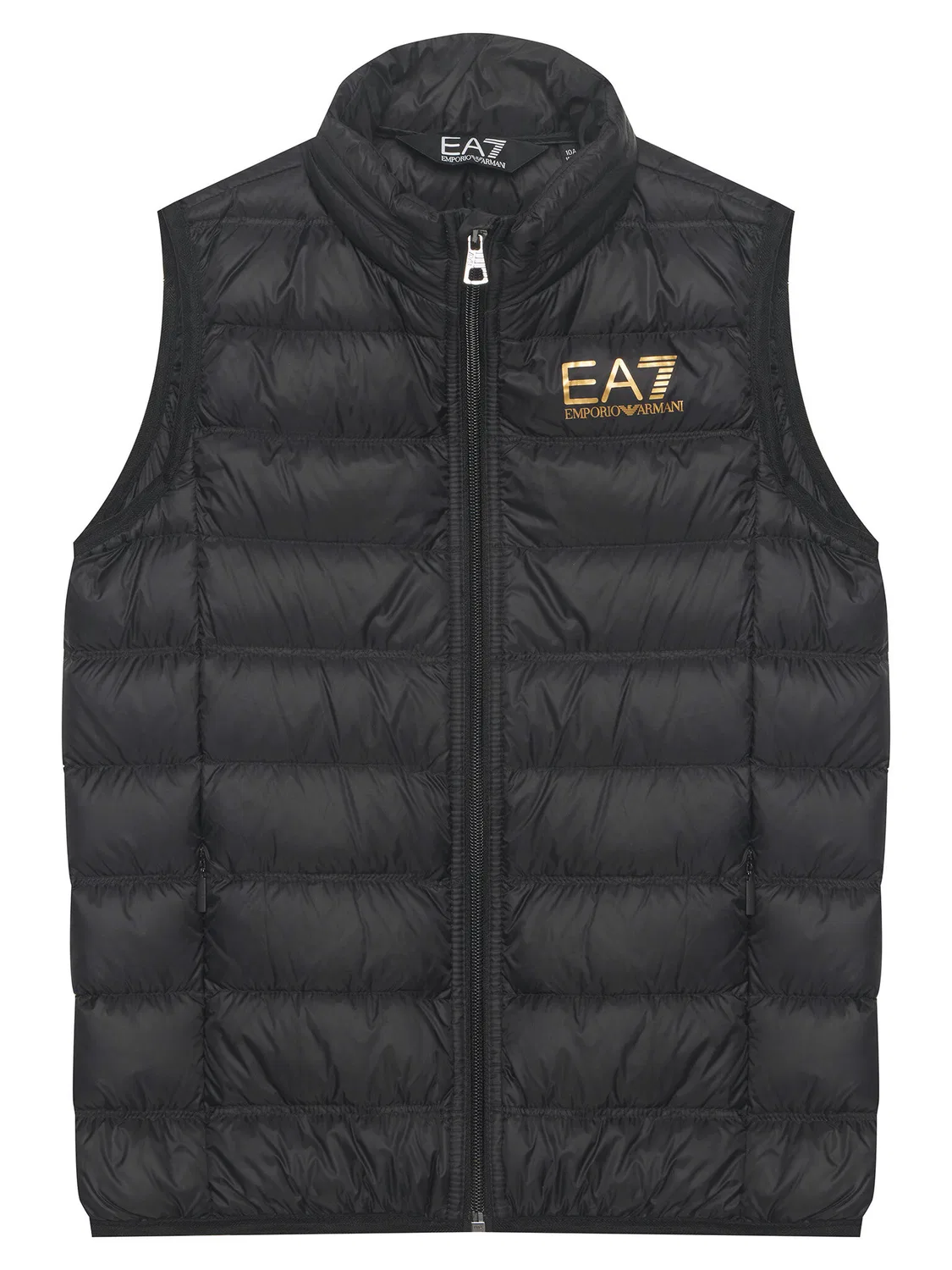 Жилет стандартного кроя для мальчика Ea7 Emporio Armani, черный