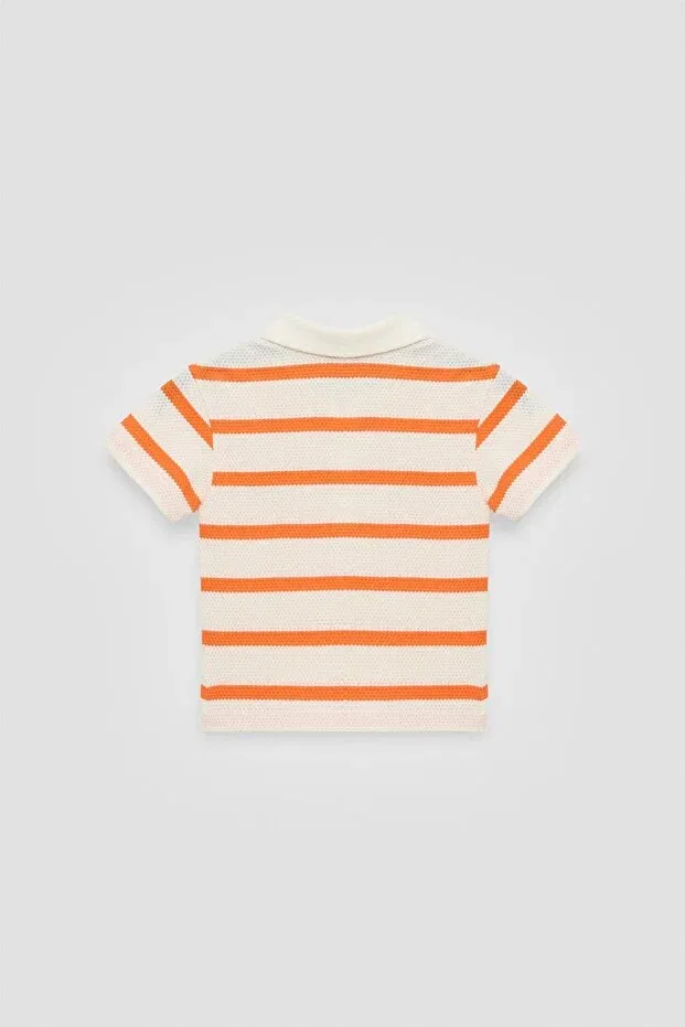Детская футболка для мальчиков с принтом Gb Baby, Lined — фото 3