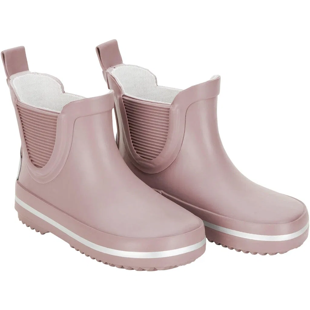 Детские резиновые сапоги Mikk-line Kurze Gummistiefel Wasserdich Adobe Rose, Цвет Rosa