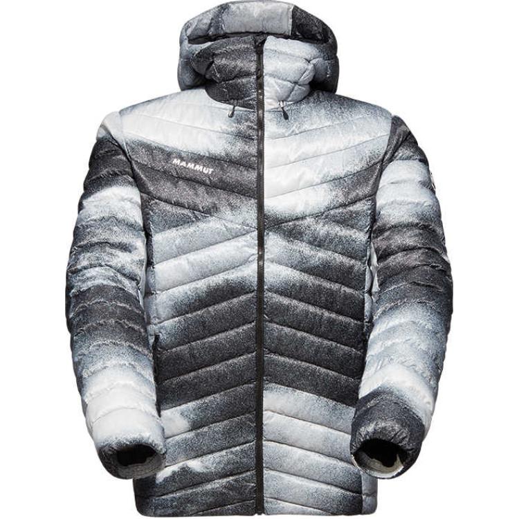 

MAMMUT Куртка пуховик мужская черно-белая, Black White
