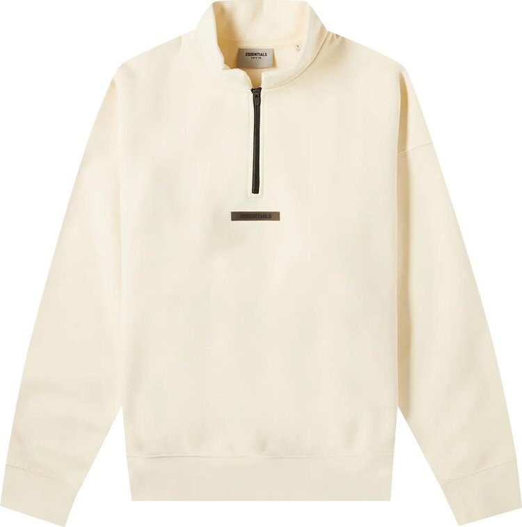 

Толстовка Fear of God Essentials Mockneck Half Zip 'Buttercream', кремовый, Бежевый, Толстовка Fear of God Essentials Mockneck Half Zip 'Buttercream', кремовый