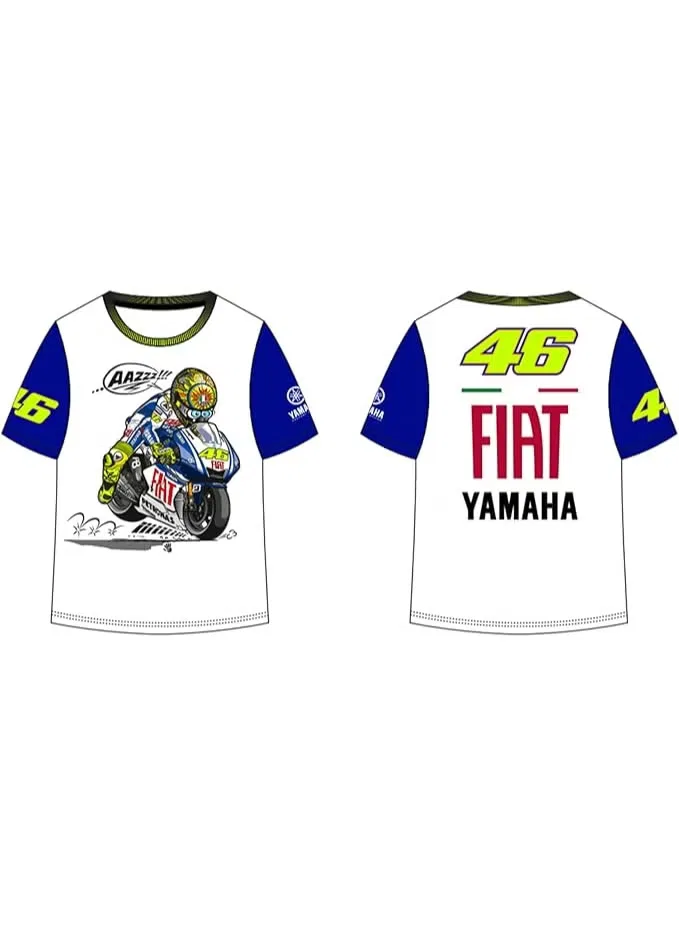 Футболка с принтом 46 Yamaha Heritage Vr46, белый
