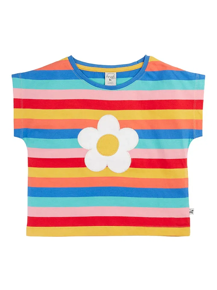 Футболка с принтом Frugi, разноцветный