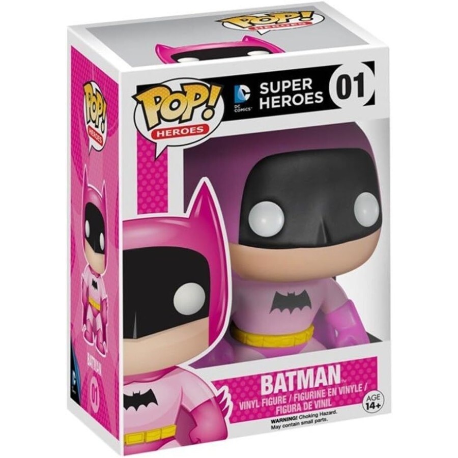 

Фигурка 75 лет Бэтмену Funko POP! Art Series, розовый