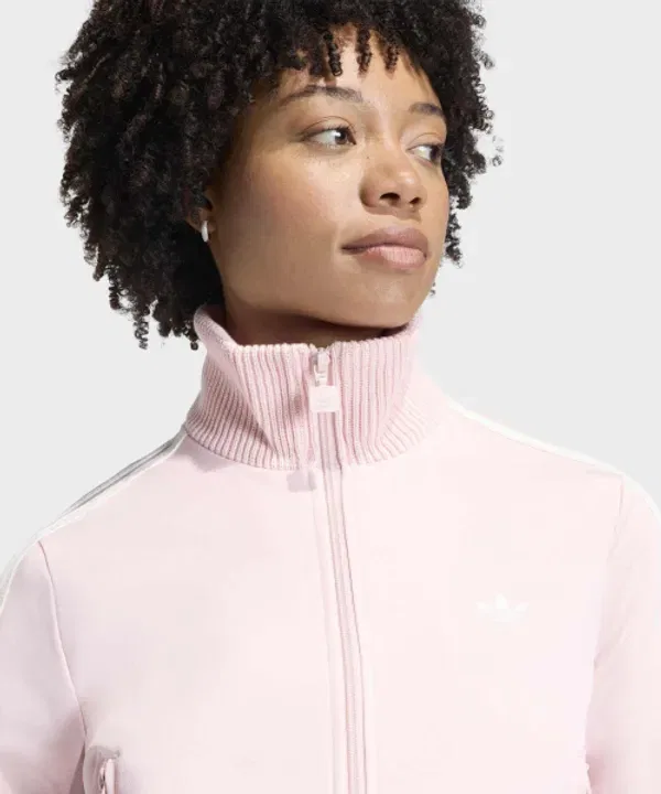 Тренировочная куртка Firebird из ниток крючком, Adidas, розовый песок — фото 3