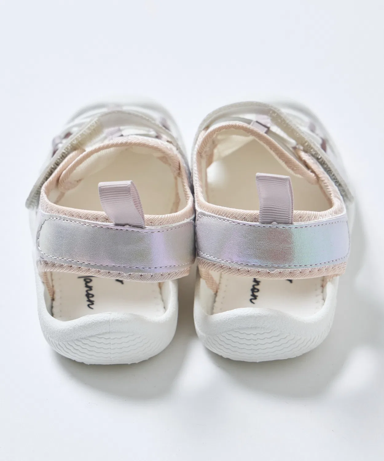 Детские сандалии-кроссовки из сетки с градиентом, модель Gradation Mesh, pairmanon, Ivory — фото 3