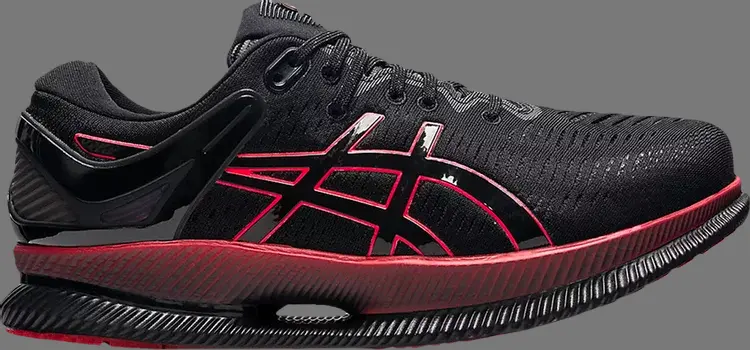 

Кроссовки metaride 'black electric red' Asics, черный