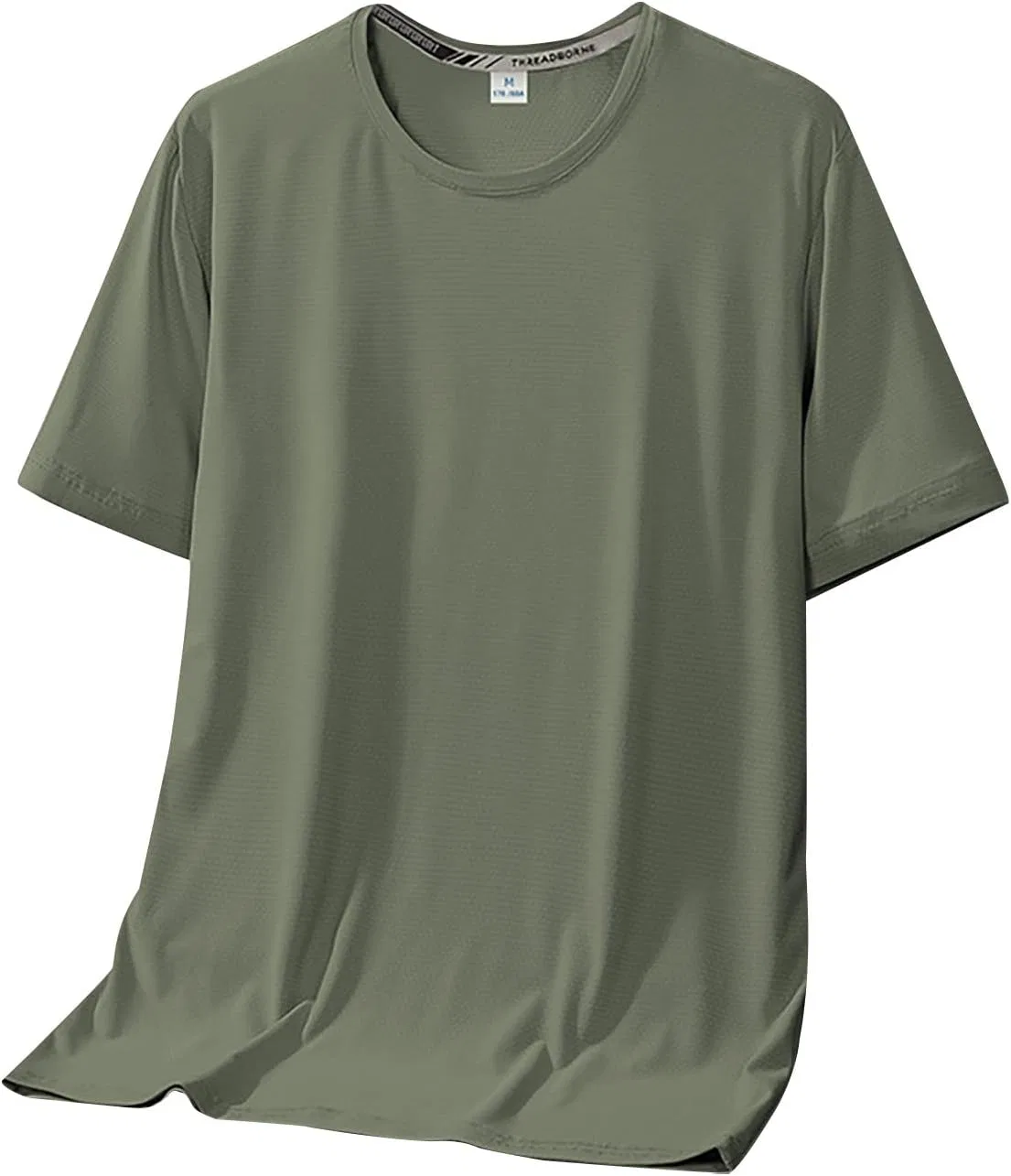 Мужская спортивная футболка с быстросохнущей тканью Ice Silk, Army Green