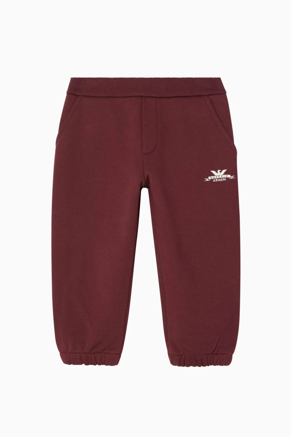 Штаны спортивные хлопковые Logo Sweat Pants Emporio Armani, красный