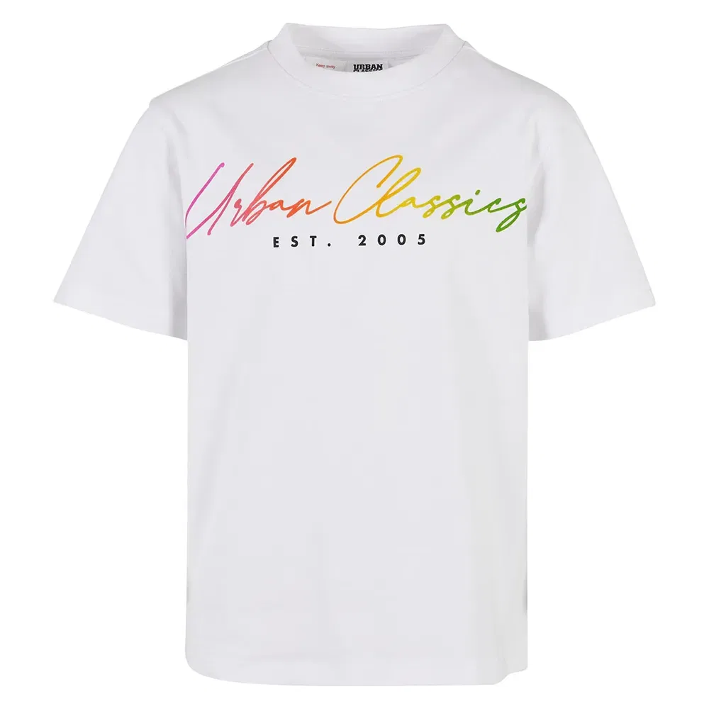 Футболка с коротким рукавом Script Logo Urban Classics, белый