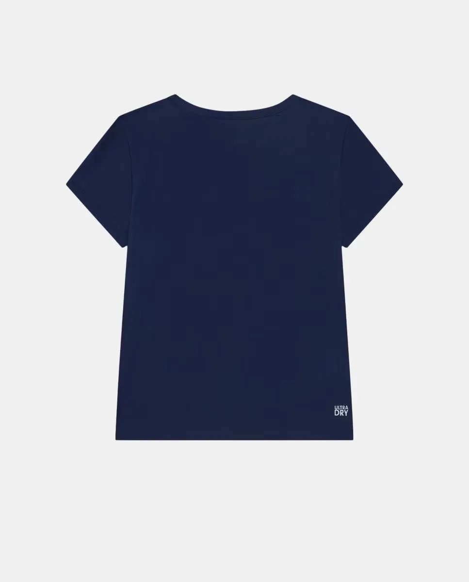 Футболка, Gráfica Sport Ultra Dry, Lacoste, синий — фото 2