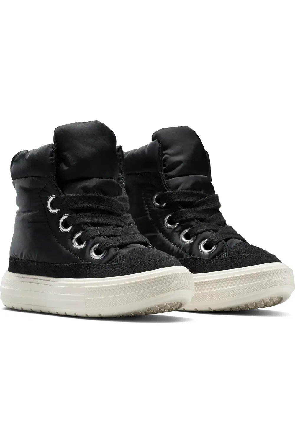 Детские кроссовки высокие на мягкой подошве Chuck Taylor All Star Elements Converse, Black/Egret/Black