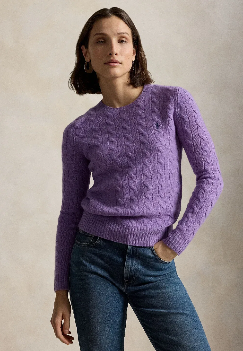 Джемпер с длинным рукавом «Джулианна» Polo Ralph Lauren, Amethyst Falls Heather