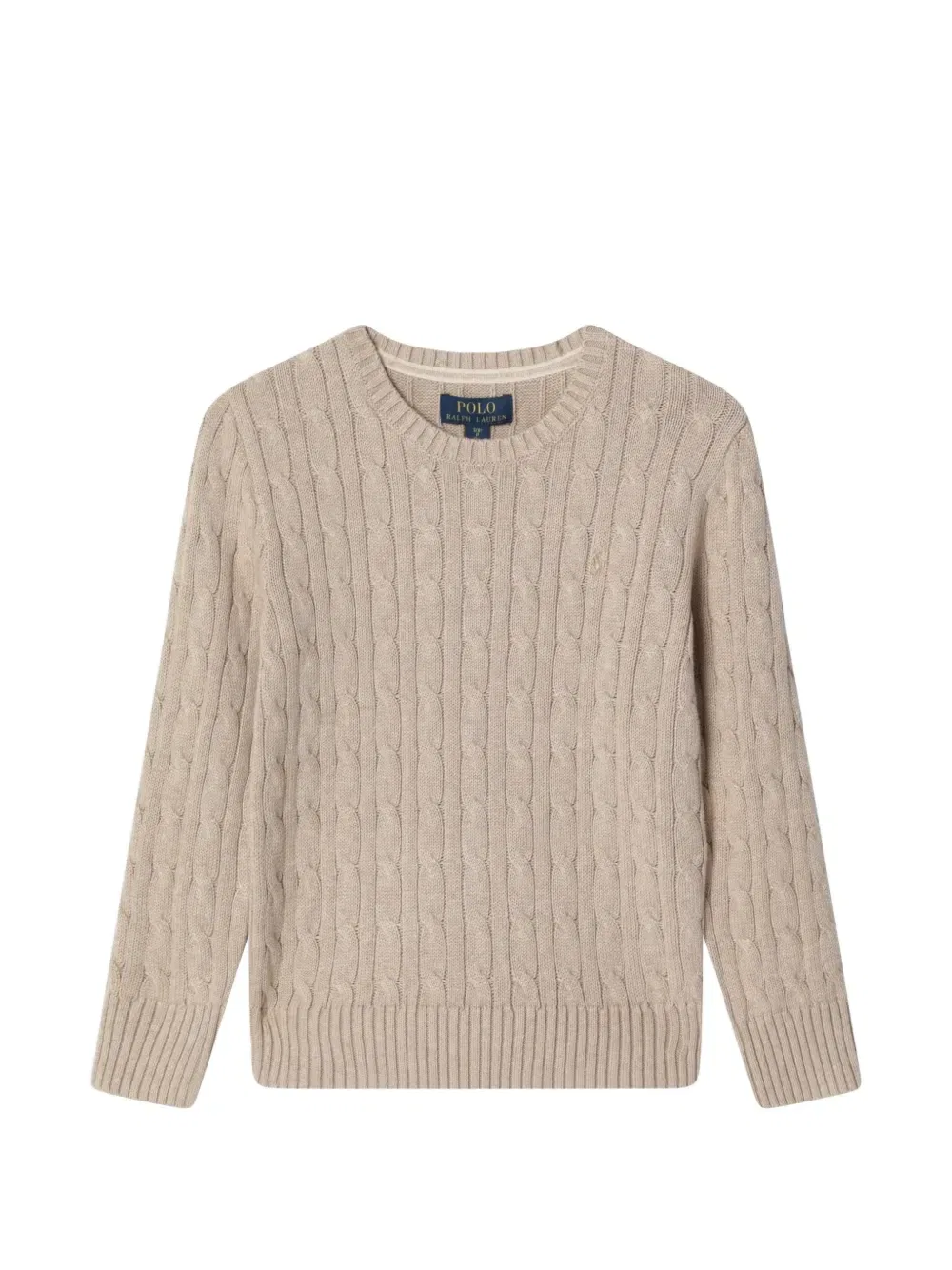 Свитер крупной вязки Polo Ralph Lauren Kids, бежевый