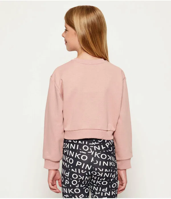 Детское худи для девочек Cropped Fit Pinko Up, Rosa — фото 3