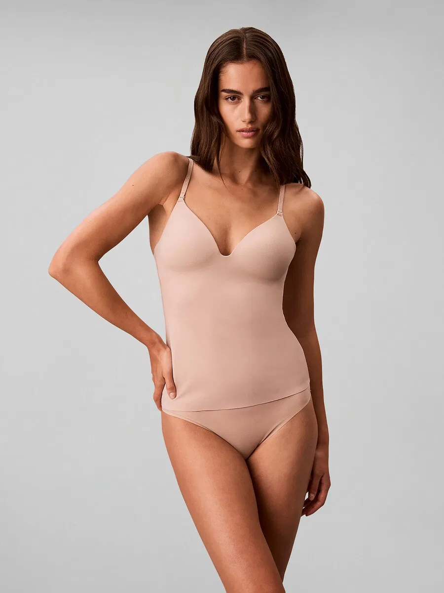 Топ Calvin Klein Shaping Top розового цвета — фото 2