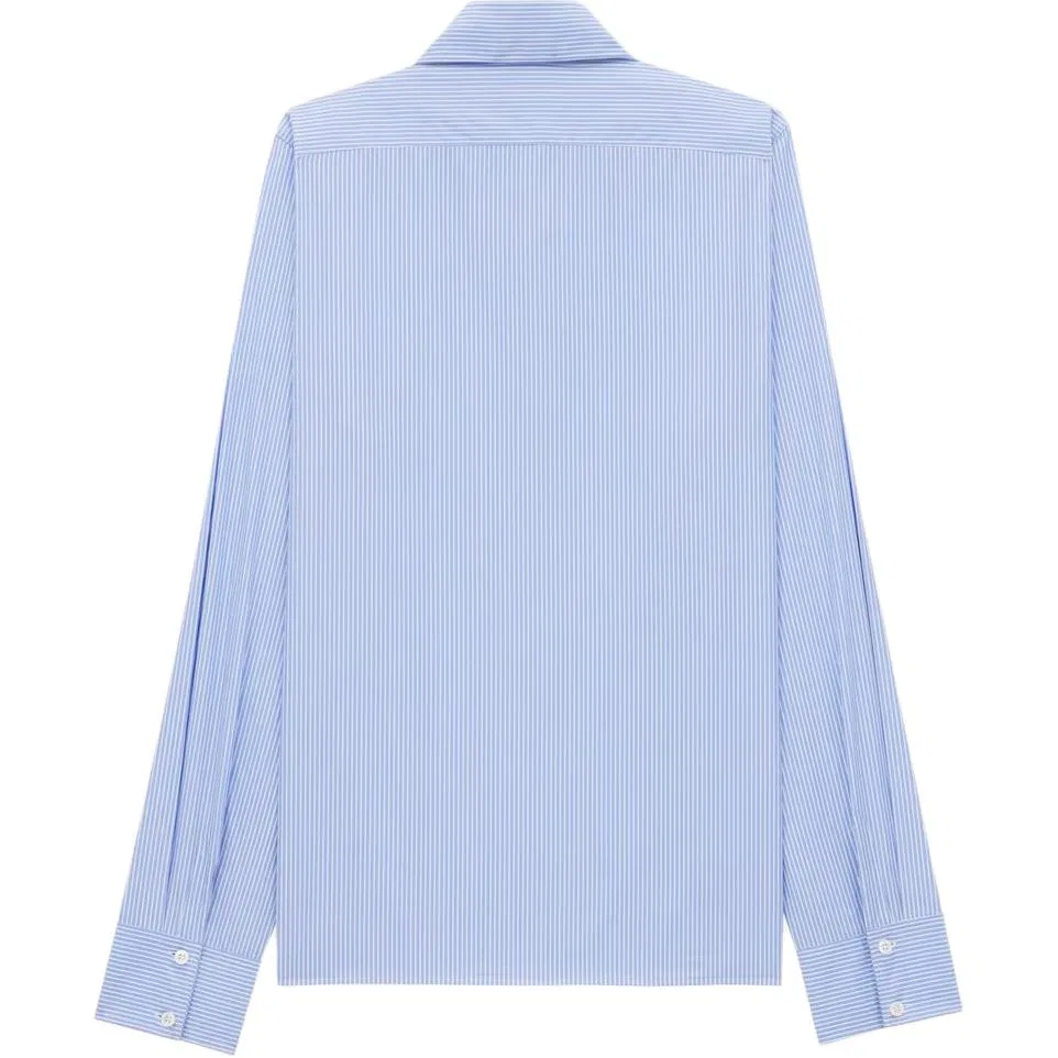Женская рубашка SAINT LAURENT, Blue — фото 3
