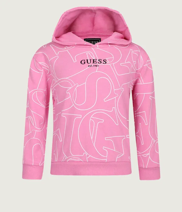 Детское худи для девочек хлопковая Guess, Rosa
