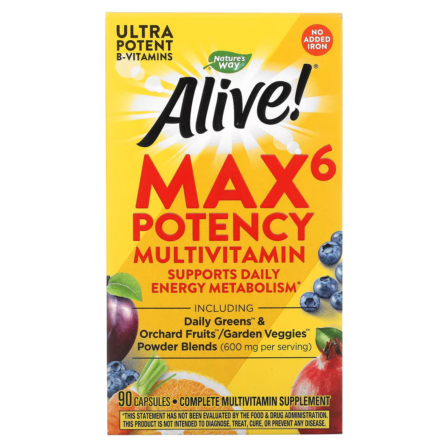 

Nature's Way мультивитамины повышенной эффективности, 90 капсул