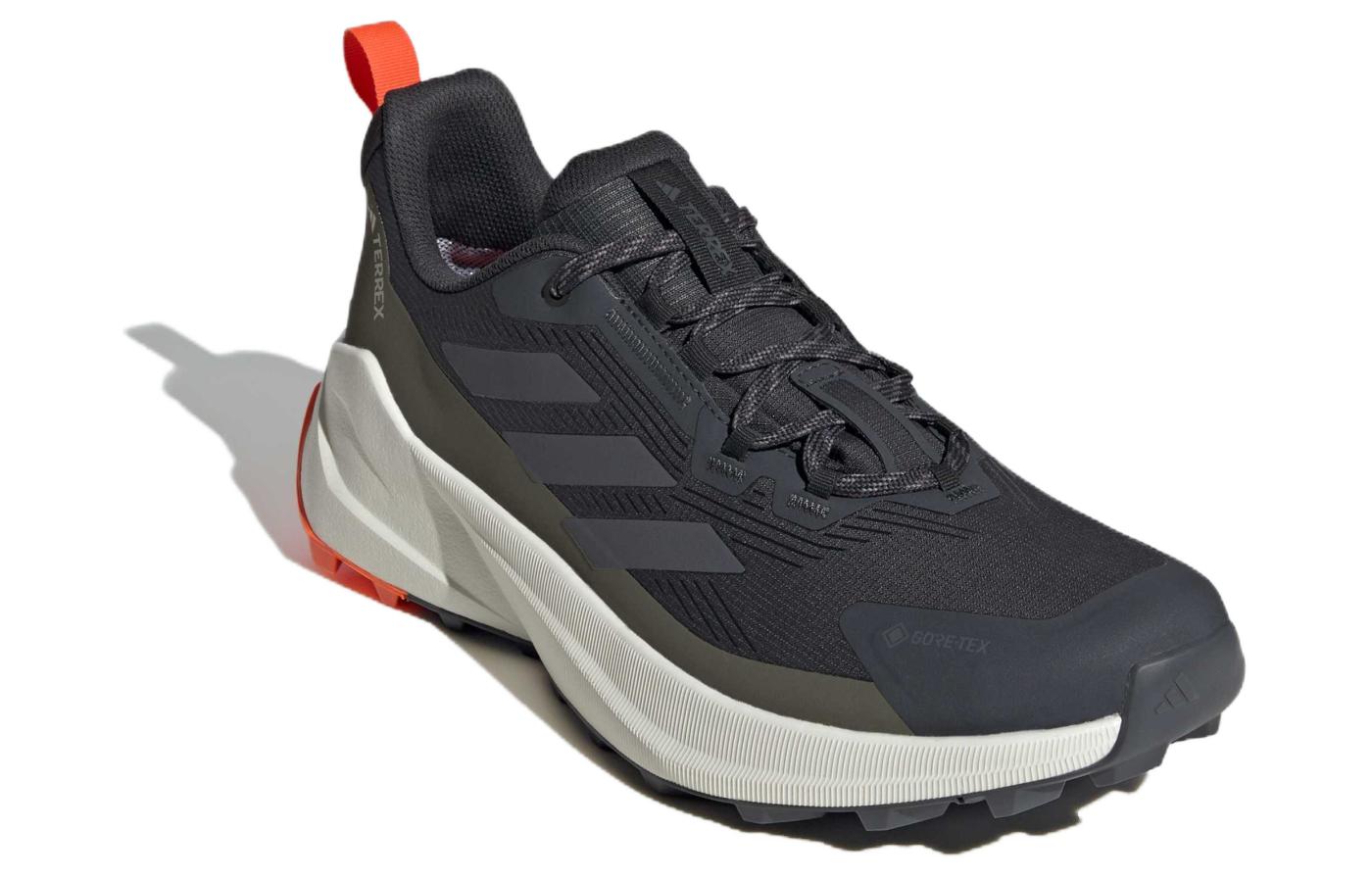 Adidas Террекс Трейлмейкер 2.0 Гортекс Карбон Грей Коре Блэк Грей Грин, цвет Gray Green — фото 4