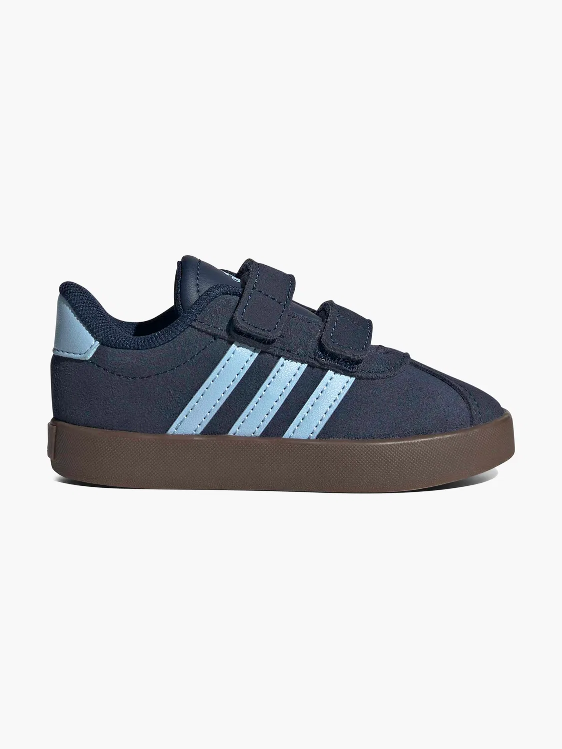 Детские кроссовки на липучке Adidas VL Court 3.0 CF I, синий