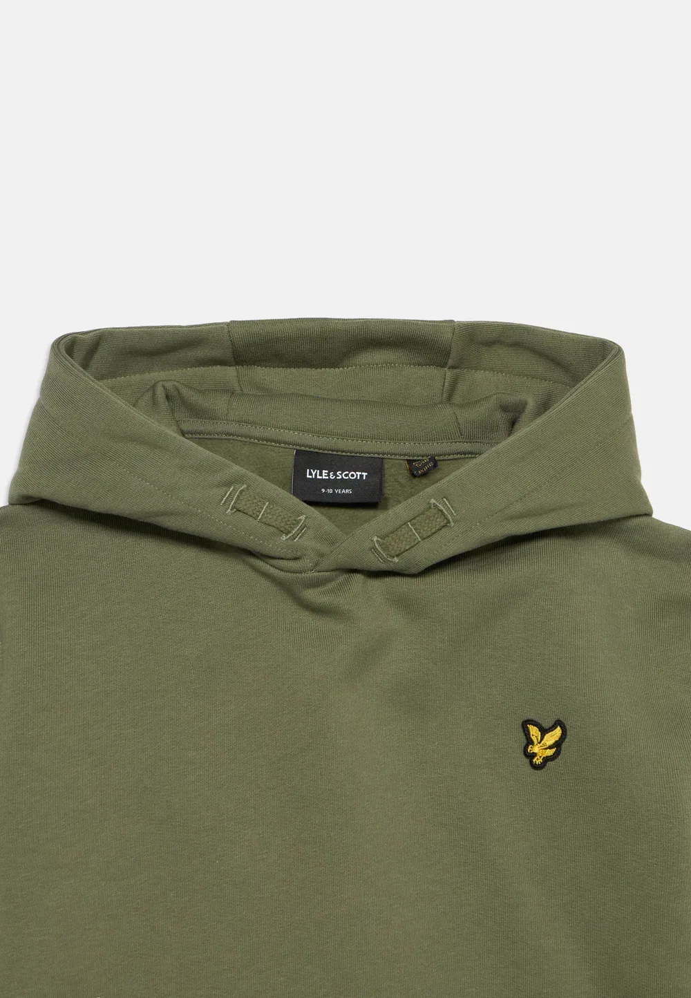 Худи с отворотом, унисекс - худи Lyle & Scott, Fatigue Olive — фото 3