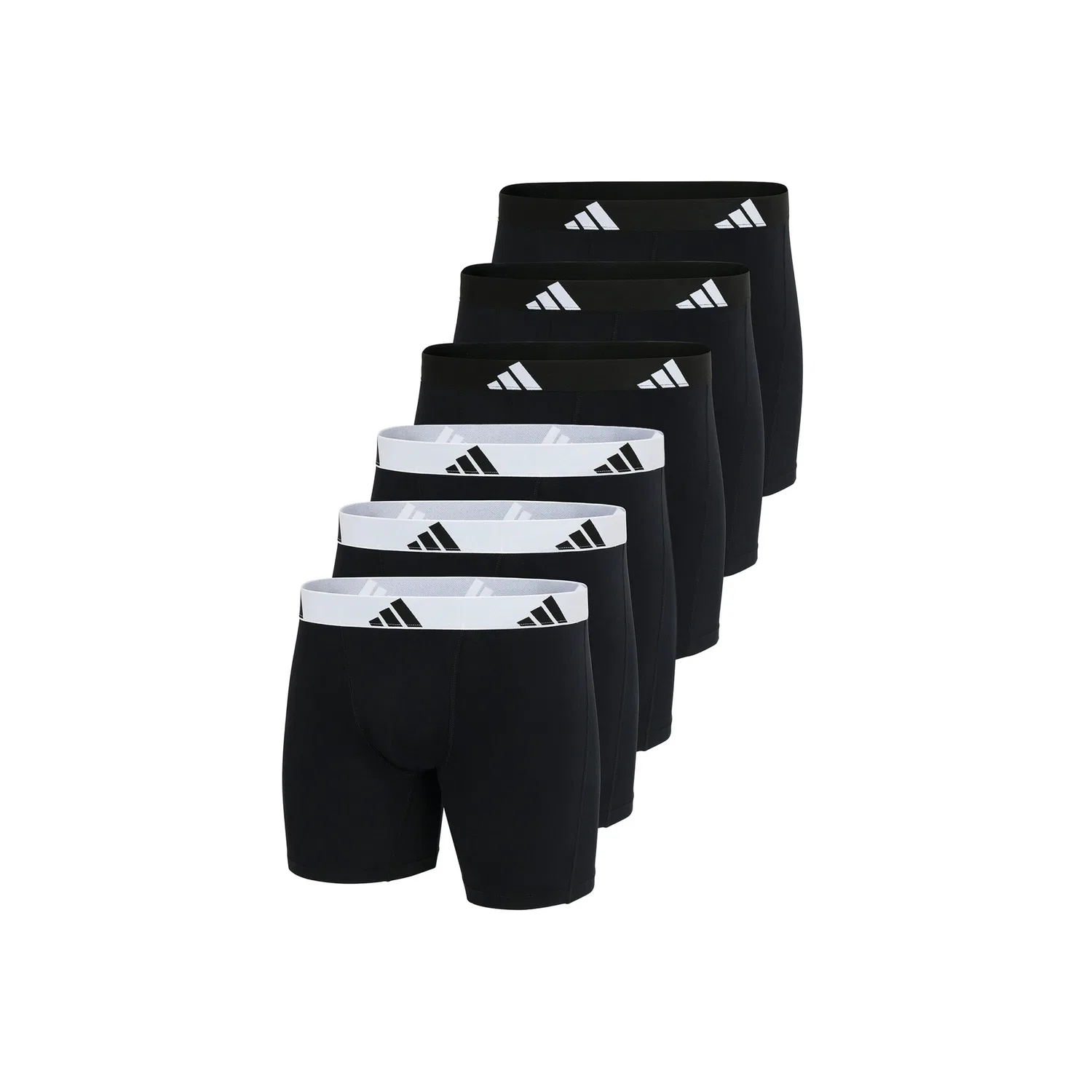 Мужские боксеры с логотипом Adidas Originals, Black/Black/White