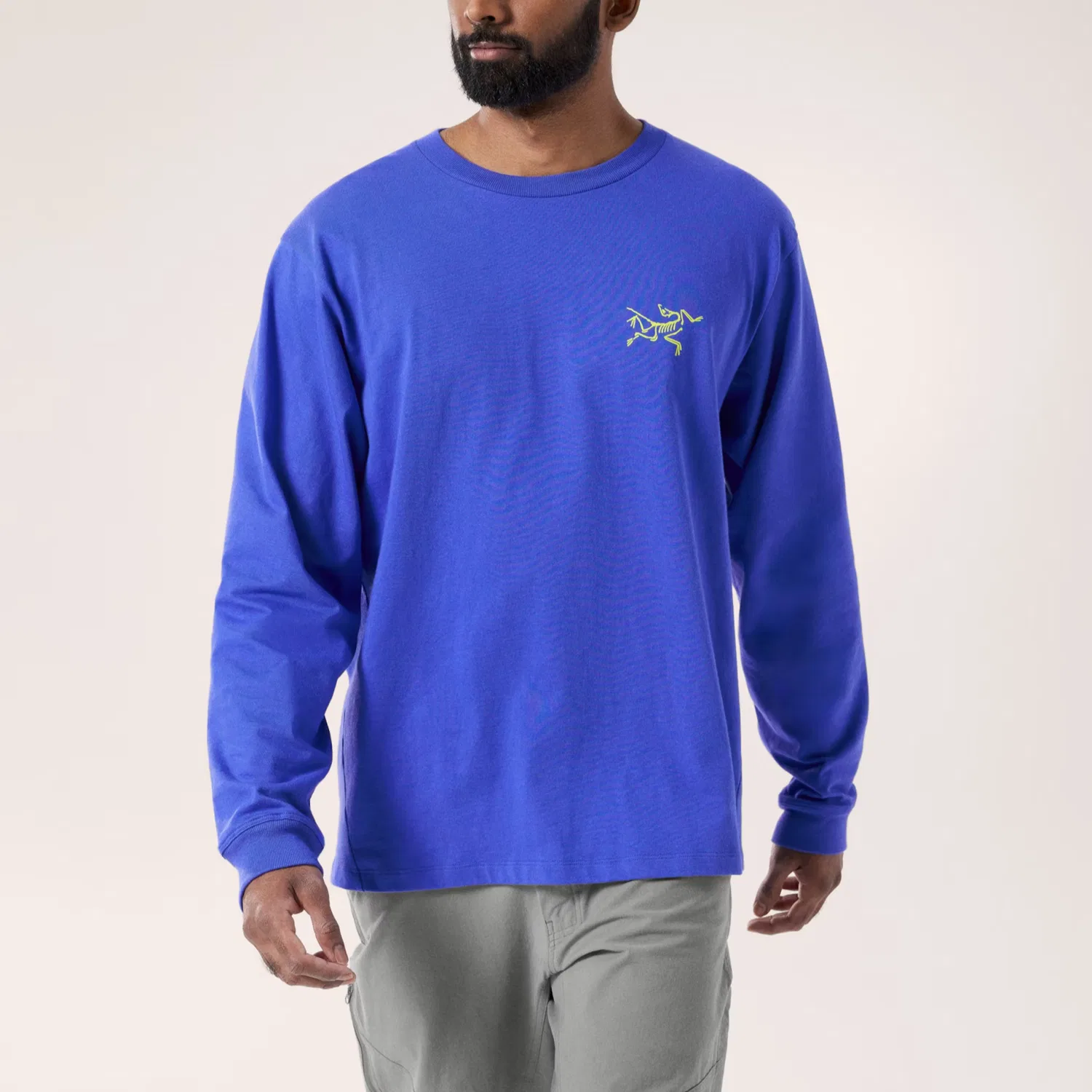 Мужская футболка с длинным рукавом Kragg Logo Arcteryx, Vine Green/Mantis — фото 4