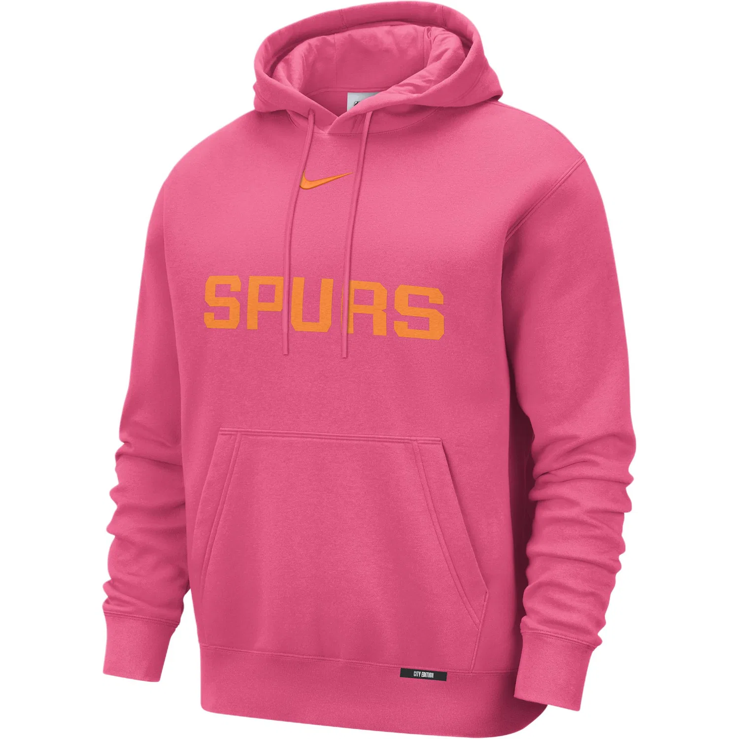 Мужское худи с принтом San Antonio Spurs City Edition Nike, Pink