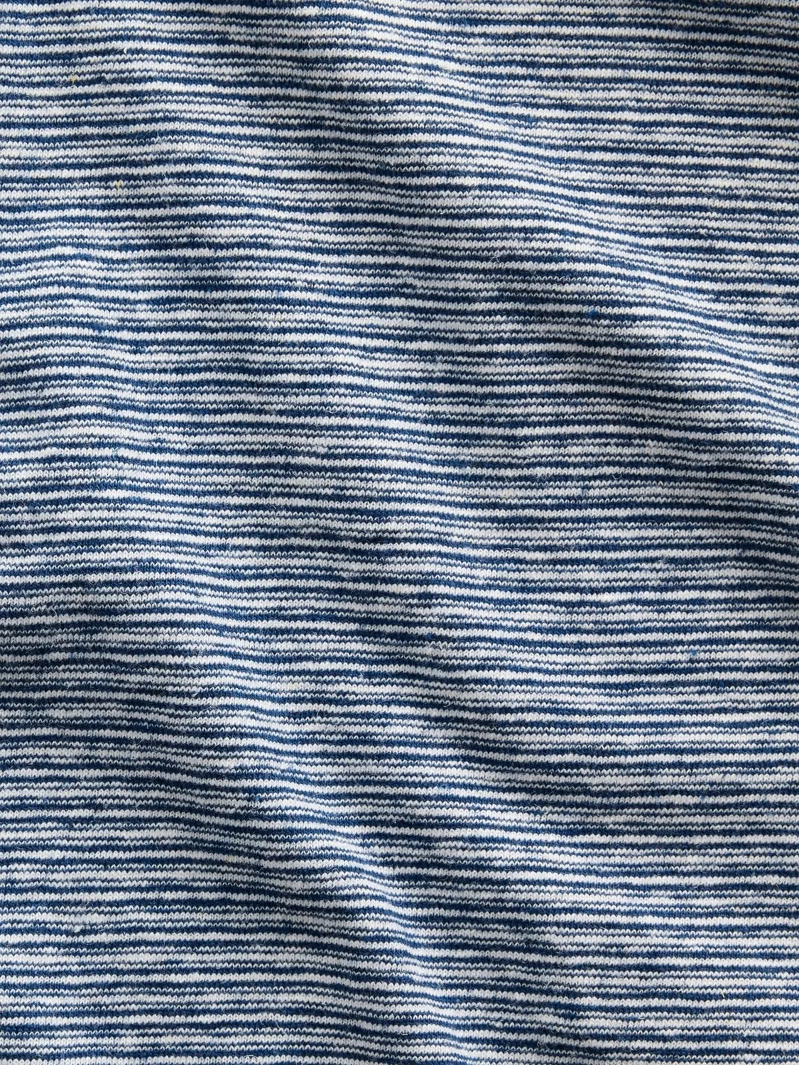 Футболка из льна с хлопком, оверсайз Gap, Blue Stripe — фото 3