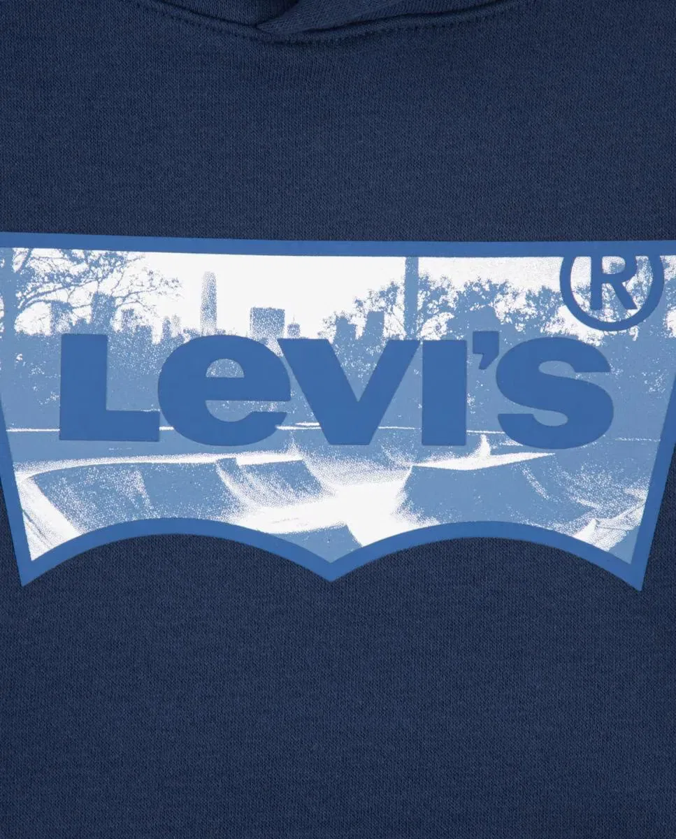 Детская худи Levi's Skatepark Batwing, Azul — фото 3