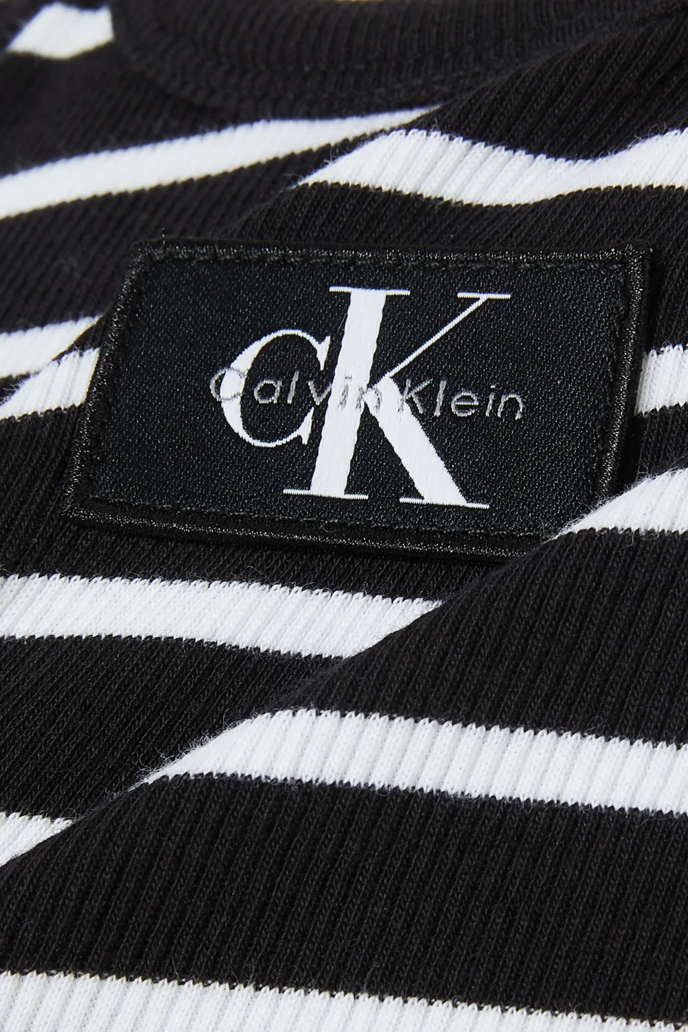 Платье-футболка на бретелях из хлопка Mini Me Calvin Klein — фото 3