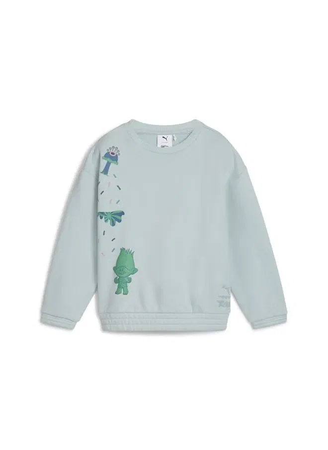 Свитшот с принтом Trolls X Trolls Graphic Crew Puma, мятный