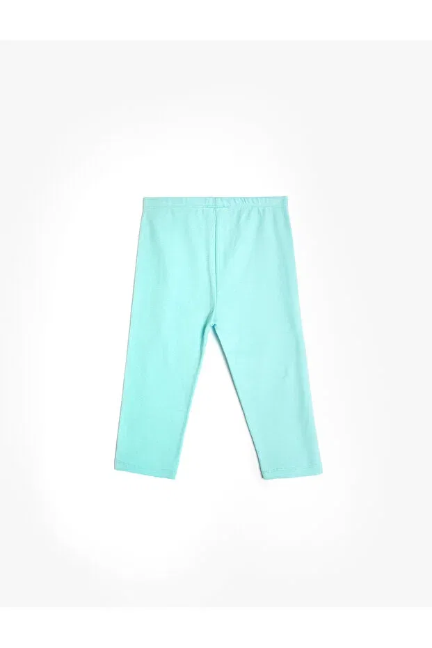 Детские леггинсы для девочек хлопковые Koton, Blue — фото 2