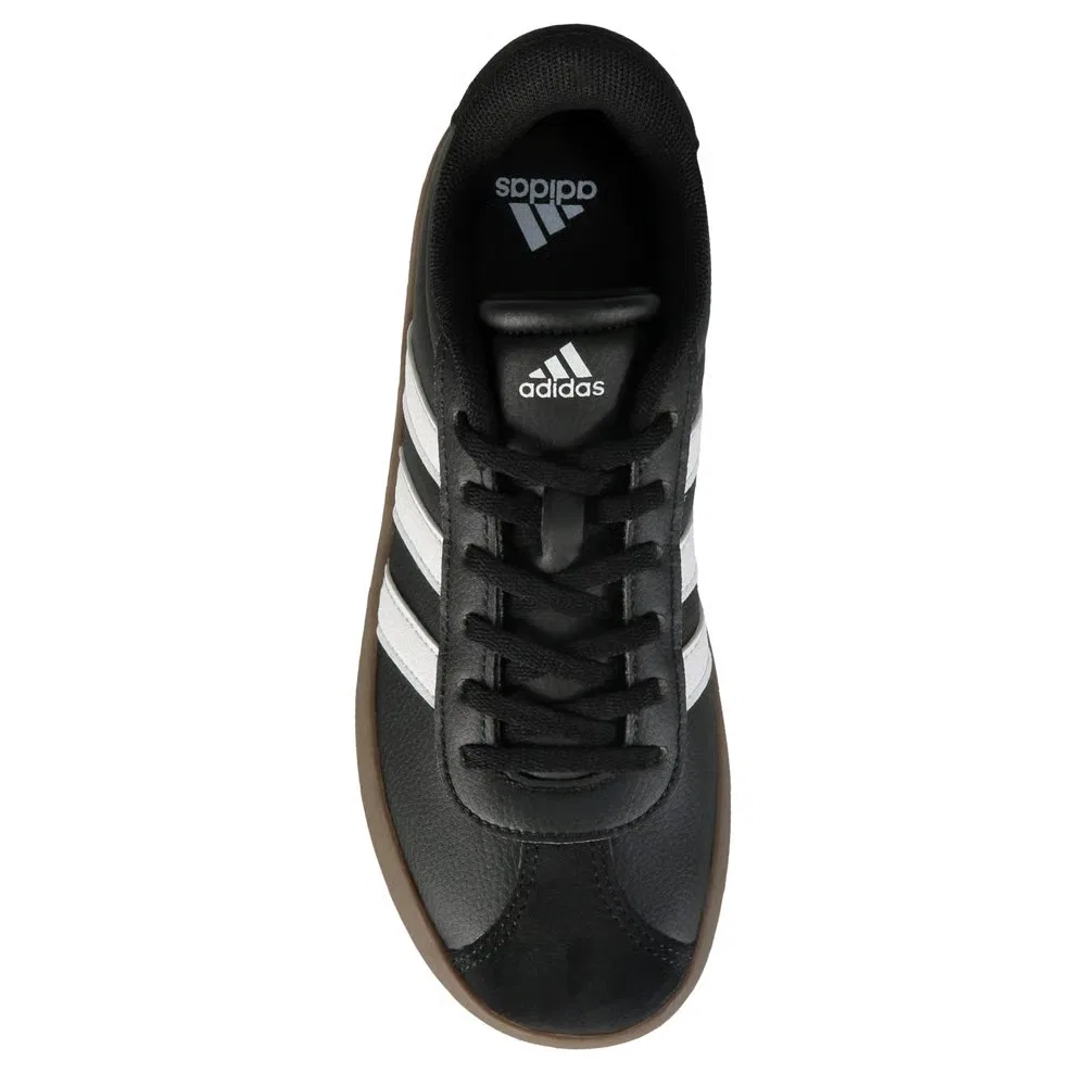 Детские кроссовки VL Court 3.0 Adidas, Black/Gum — фото 4