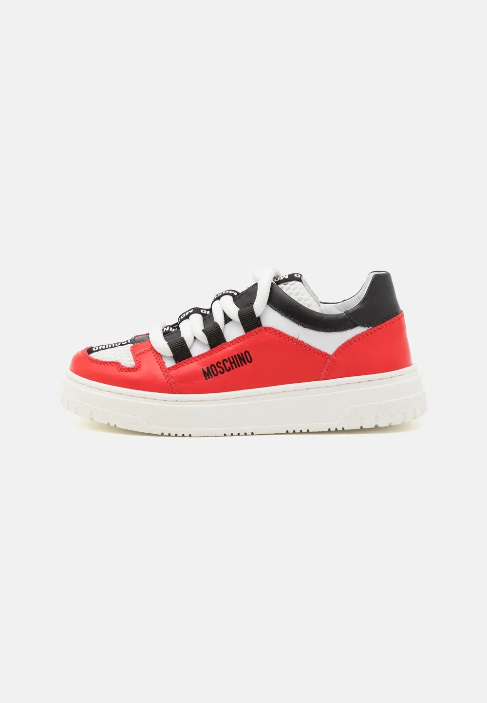 Унисекс - кроссовки Moschino, Red/White/Black