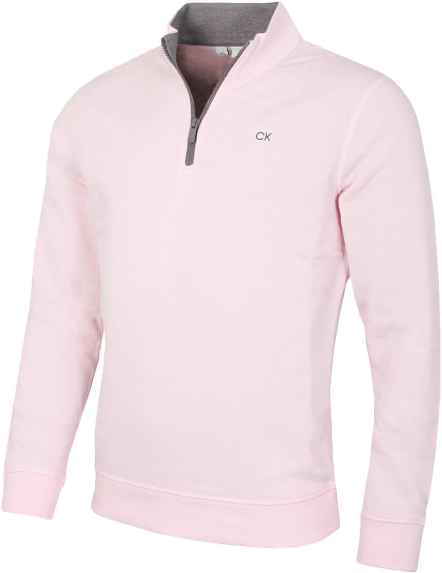 

Мужской свитер Calvin Klein Rocky Half Zip Supersoft Stretch Golf, Baby Pink