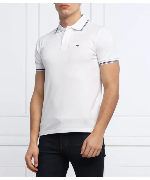 

Футболка поло Regular fit Emporio Armani, белый