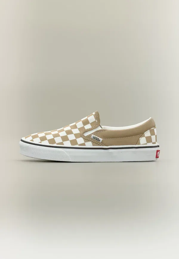 Кеды с клетчатым узором Classic slip on unisex Vans, Incense