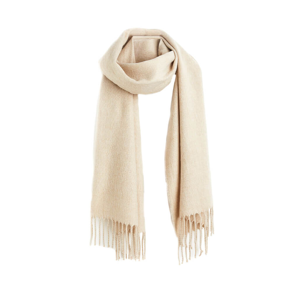 

Шарф H&M Woven, бежевый