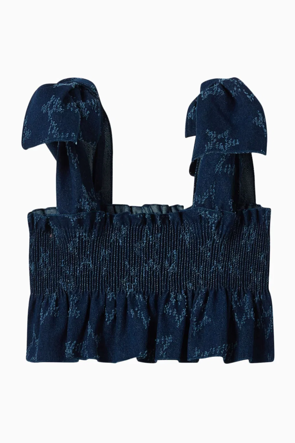 Топ с принтом звезд Shirred Star-motif Phi Clothing